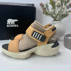 Sorel Explorer Blitz Stride Platform Sandal Faded Spark Women's 6.5 NWB
