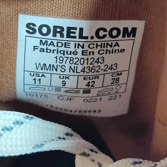 Sorel Joan of Arctic Wedge III Lexie Nubuck Combat Lace-up Boots Womens Shoes 11