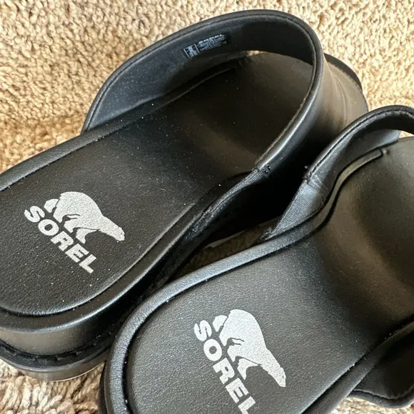 Sorel Joanie IV Slide Wedge Womens Sandals size 8