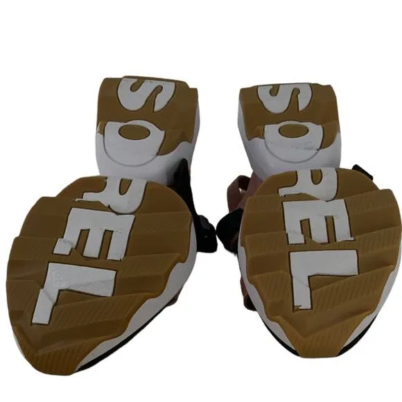 Sorel Kinetic Impact Slingback Blush Pink Women's Wedge Sandals Size 8.5 NEW