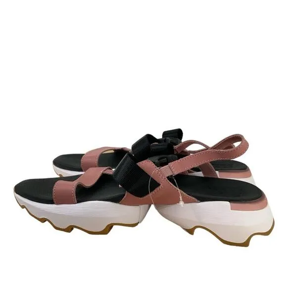 Sorel Kinetic Impact Slingback Blush Pink Women's Wedge Sandals Size 8.5 NEW