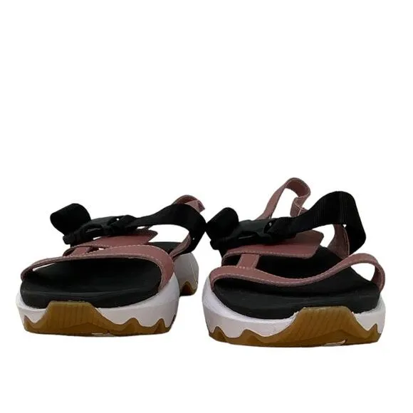 Sorel Kinetic Impact Slingback Blush Pink Women's Wedge Sandals Size 8.5 NEW