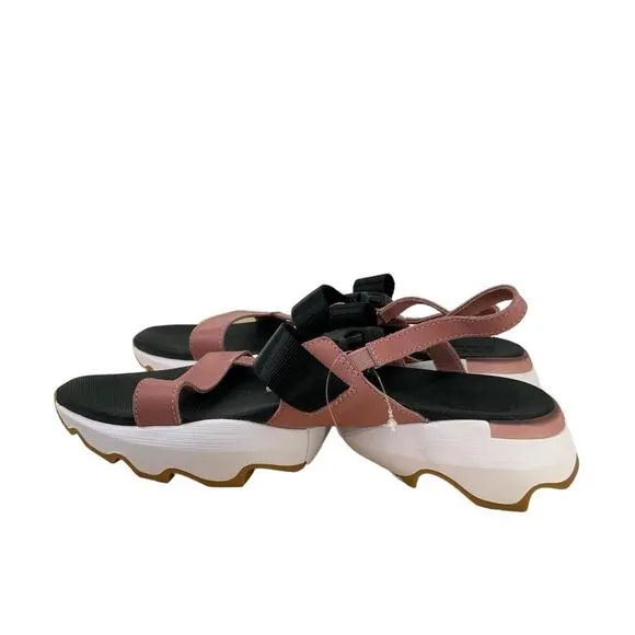 Sorel Kinetic Impact Slingback Blush Pink Women's Wedge Sandals Size 9.5 NEW