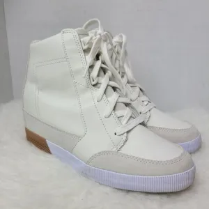 Sorel Out N About Sea Salt Gum 2 Women's Wedge Lace Up Bootie Shoes Size 10
