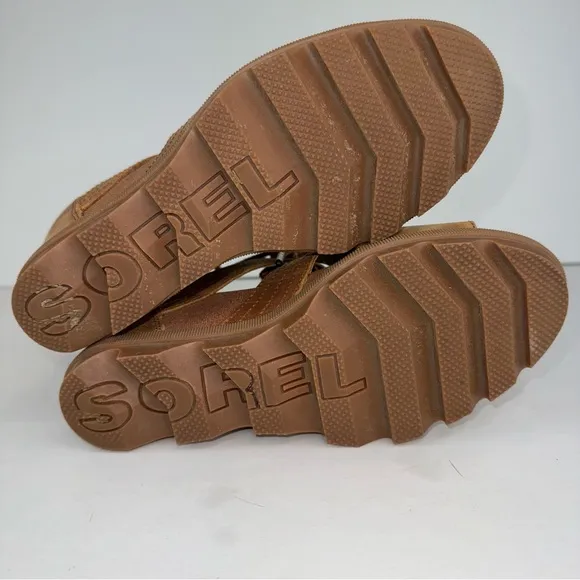 SOREL Women's Joanie II Lace Wedge Sandals Size 8.5