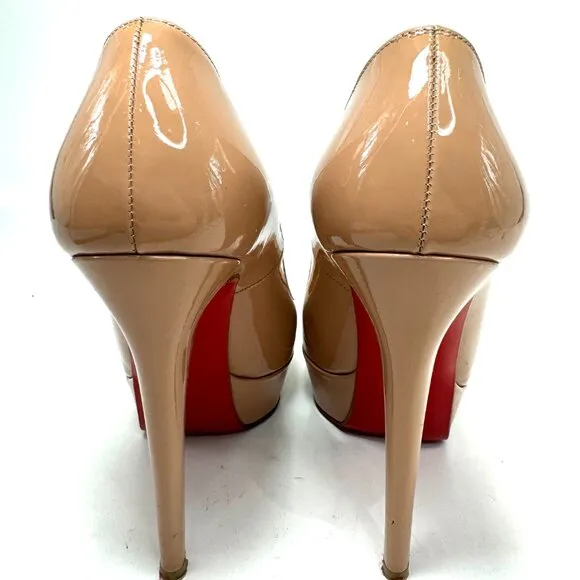 🌷❤️‍🔥SPRING SALE 🔥 FINAL PRICE🌷Christian Louboutin Bianca 140 Nude Pumps 37
