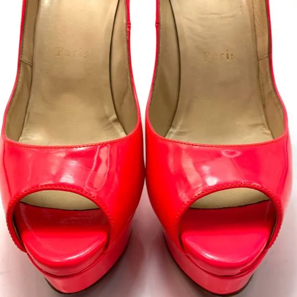 🌷❤️‍🔥SPRING SALE 🔥 FINAL PRICE🌷💥Christian Louboutin Lady Peep 150 37.5