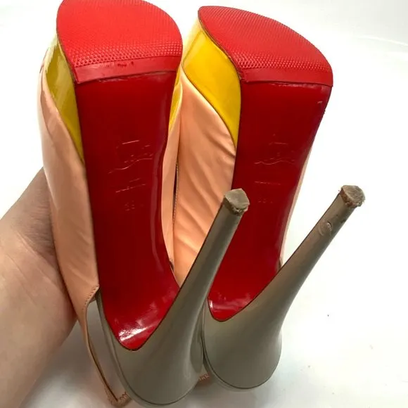 🌷❤️‍🔥SPRING SALE 🔥 FINAL PRICE🌷💥Christian Louboutin Lady Peep Heels 39.5