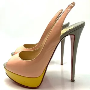 🌷❤️‍🔥SPRING SALE 🔥 FINAL PRICE🌷💥Christian Louboutin Lady Peep Heels 39.5