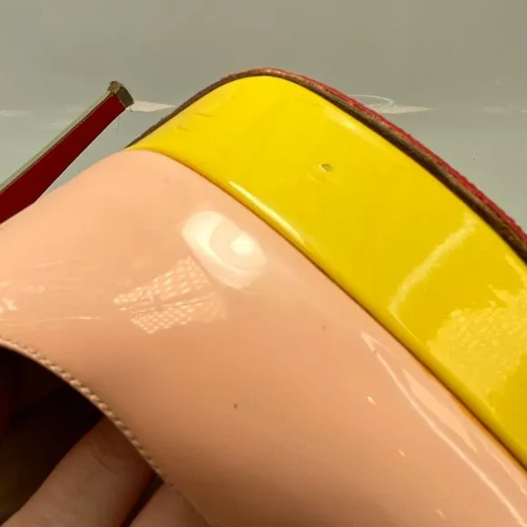 🌷❤️‍🔥SPRING SALE 🔥 FINAL PRICE🌷💥Christian Louboutin Lady Peep Heels 39.5