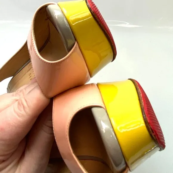 🌷❤️‍🔥SPRING SALE 🔥 FINAL PRICE🌷💥Christian Louboutin Lady Peep Heels 39.5