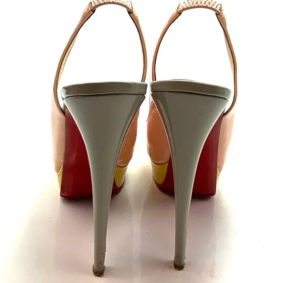 🌷❤️‍🔥SPRING SALE 🔥 FINAL PRICE🌷💥Christian Louboutin Lady Peep Heels 39.5