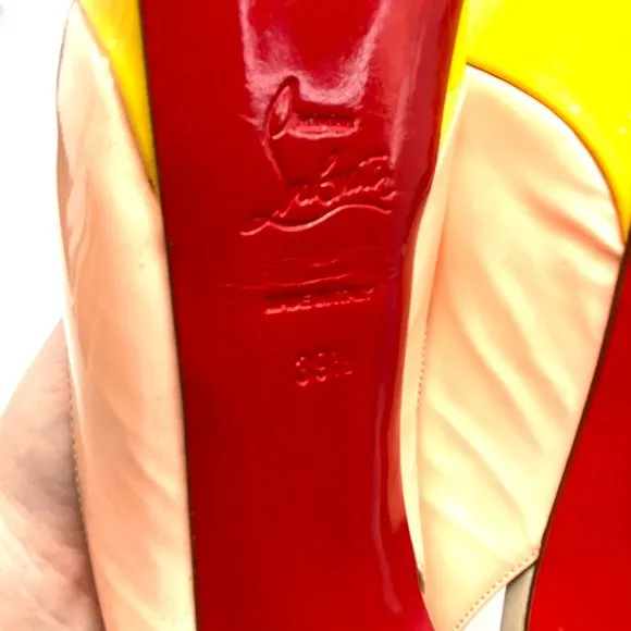 🌷❤️‍🔥SPRING SALE 🔥 FINAL PRICE🌷💥Christian Louboutin Lady Peep Heels 39.5