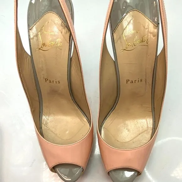 🌷❤️‍🔥SPRING SALE 🔥 FINAL PRICE🌷💥Christian Louboutin Lady Peep Heels 39.5