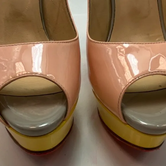 🌷❤️‍🔥SPRING SALE 🔥 FINAL PRICE🌷💥Christian Louboutin Lady Peep Heels 39.5
