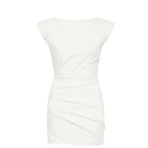 St. Agni Bateau Tuck Mini Dress - White (Size XS) gently used.