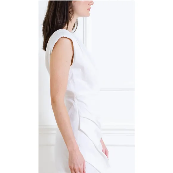 St. Agni Bateau Tuck Mini Dress - White (Size XS) gently used.