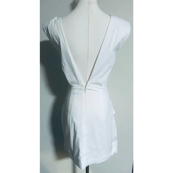 St. Agni Bateau Tuck Mini Dress - White (Size XS) gently used.