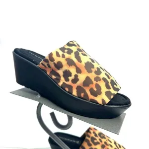 Steve Madden 90s Slinky Leopard Platform Sandals Shoes Y2K Size 9