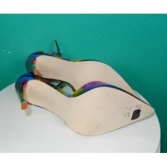 Steve Madden Alisha Rainbow Metallic Heels Shoes