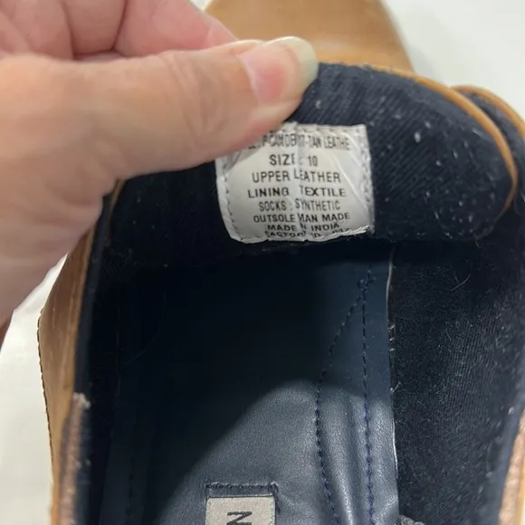 Steve Madden Camden Leather Casual Leather Lace Up Shoes size 10