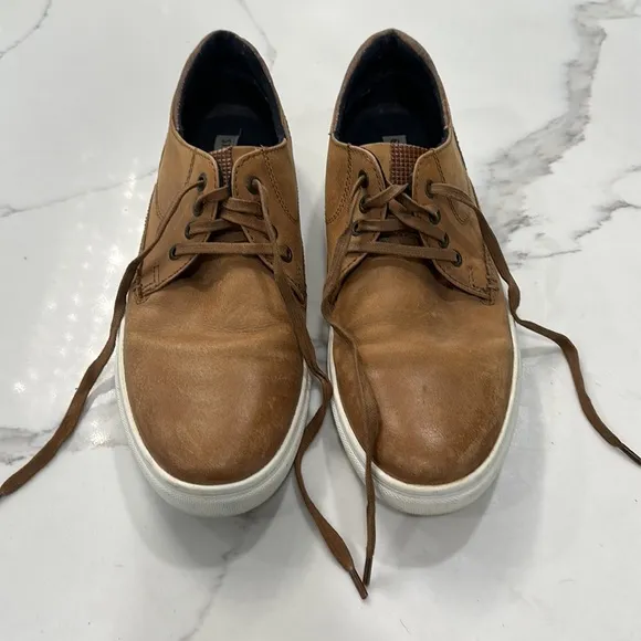 Steve Madden Camden Leather Casual Leather Lace Up Shoes size 10