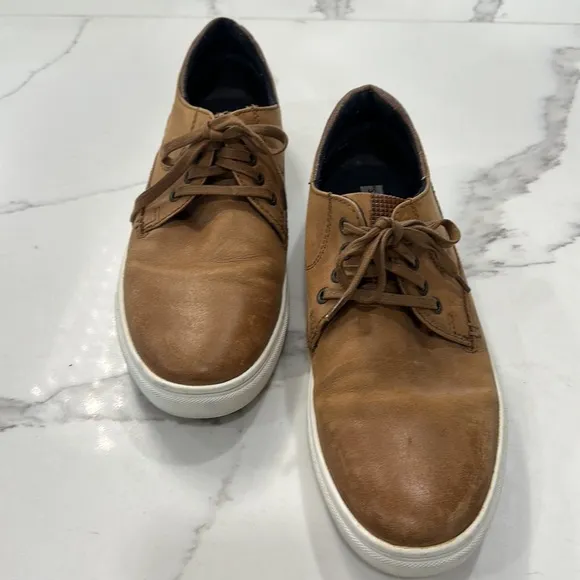 Steve Madden Camden Leather Casual Leather Lace Up Shoes size 10