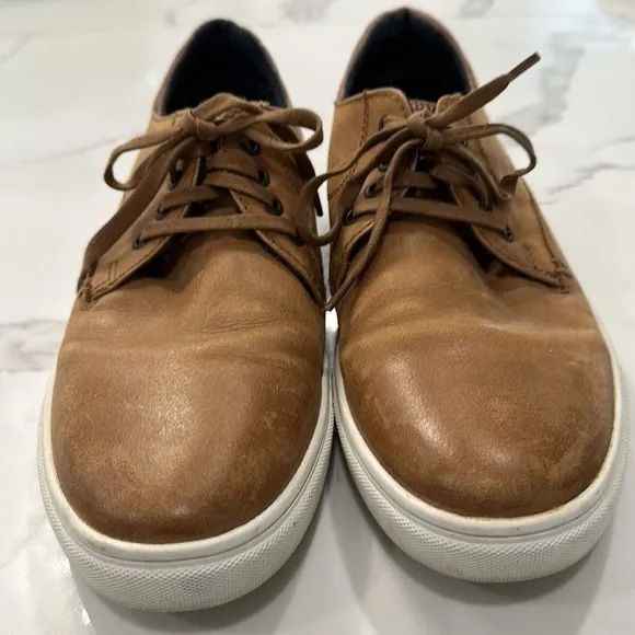 Steve Madden Camden Leather Casual Leather Lace Up Shoes size 10
