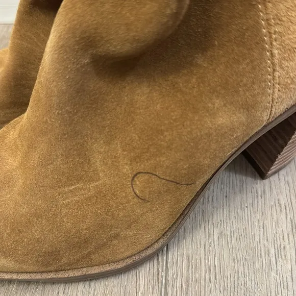 Steve Madden Chestnut Brown Sparrow Block Heel Bootie - Size 6.5