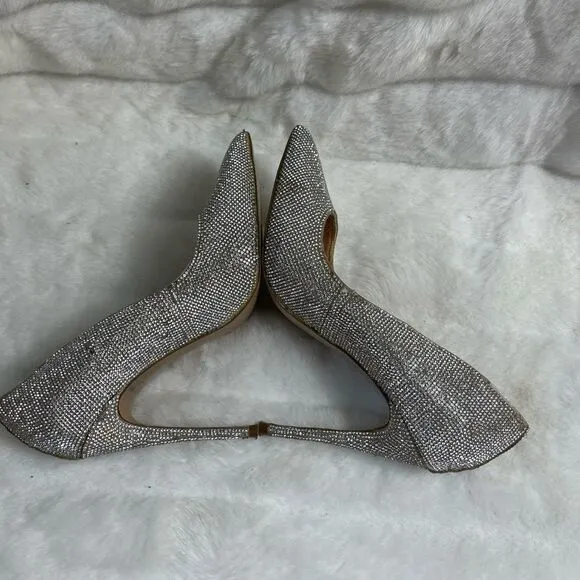 Steve Madden Daisie Crystal heels pointed toe 4.5 “ heels size 7M