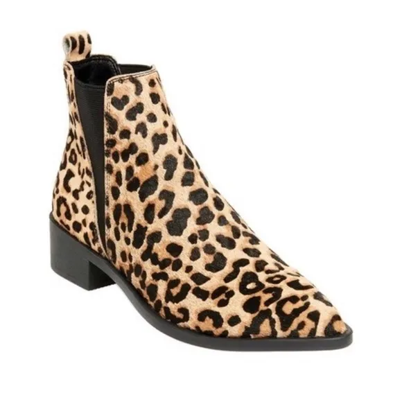 Steve Madden leopard print boots
