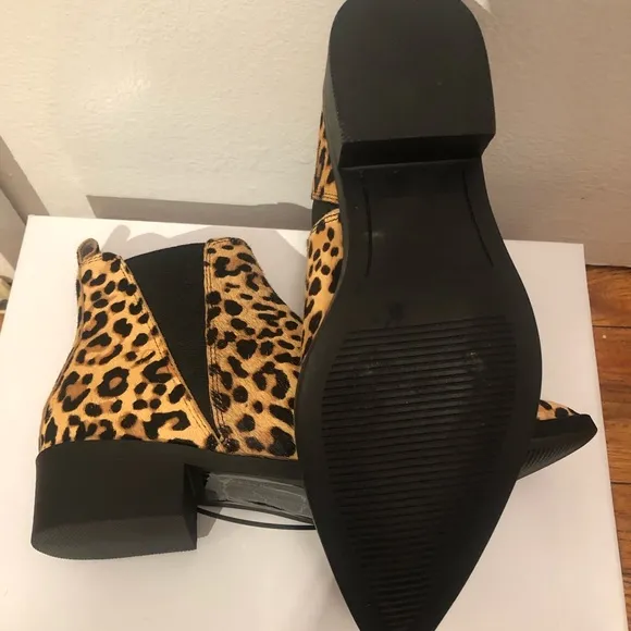 Steve Madden leopard print boots