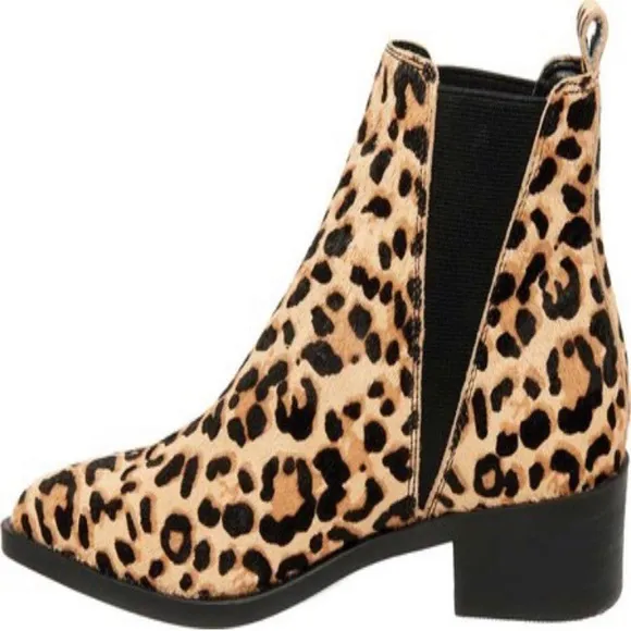 Steve Madden leopard print boots