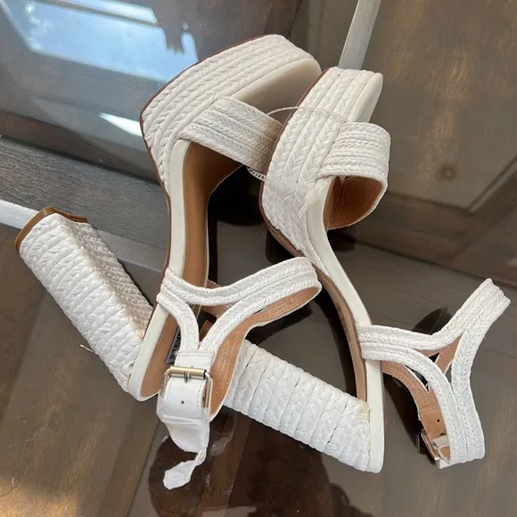 Steve Madden Lombardo Jute Platform Sandals