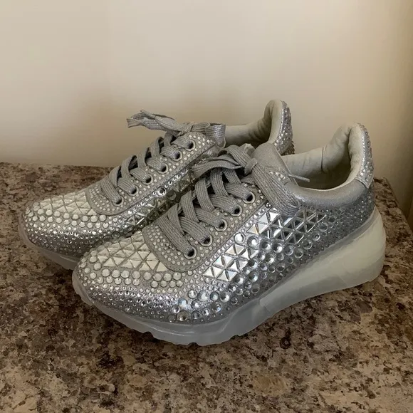 Steve Madden Platform Sparkly Shoes