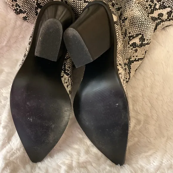 Steve Madden Ranger Animal Print Block Heel Boots, 10