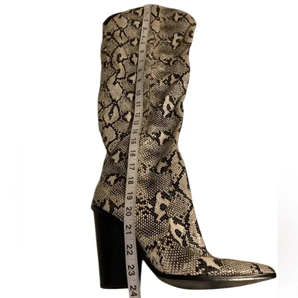 Steve Madden Ranger Animal Print Block Heel Boots, 10