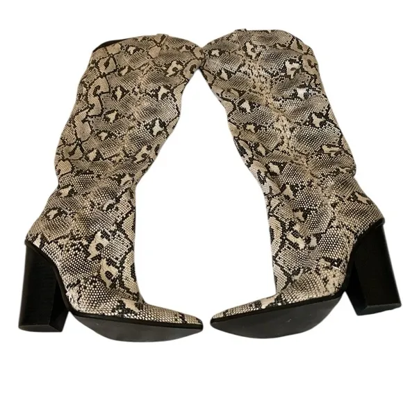 Steve Madden Ranger Animal Print Block Heel Boots, 10
