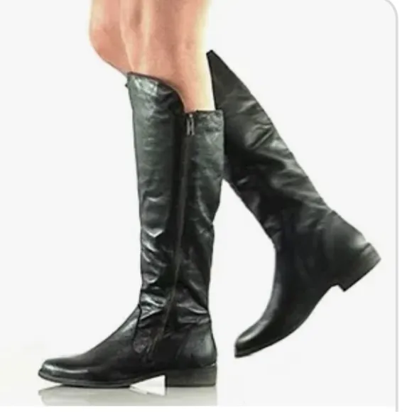 Steve Madden Shawny Leather Riding Boots