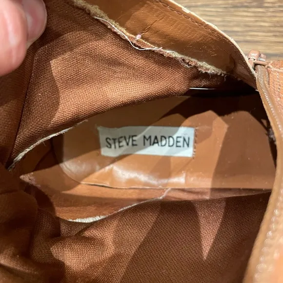 Steve Madden Shawny Leather Riding Boots