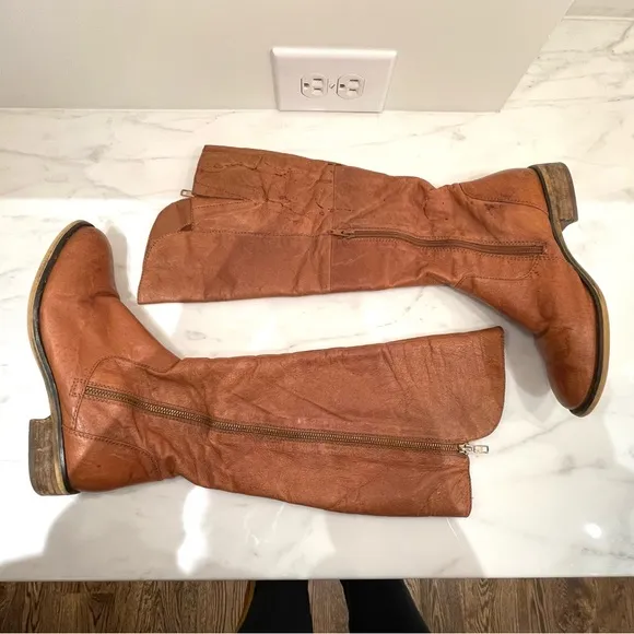 Steve Madden Shawny Leather Riding Boots
