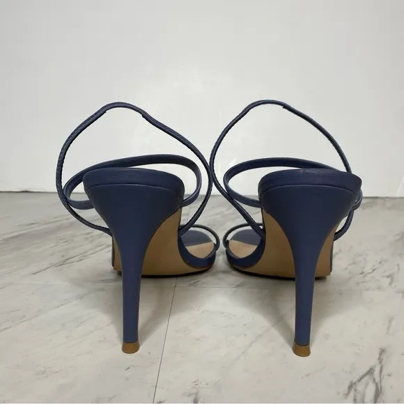 Steve Madden Snap Blue Heeled Sandal 9 1/2 M
