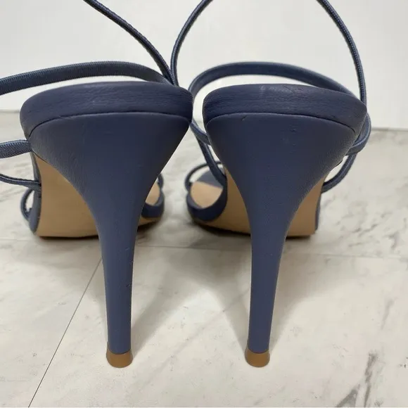 Steve Madden Snap Blue Heeled Sandal 9 1/2 M