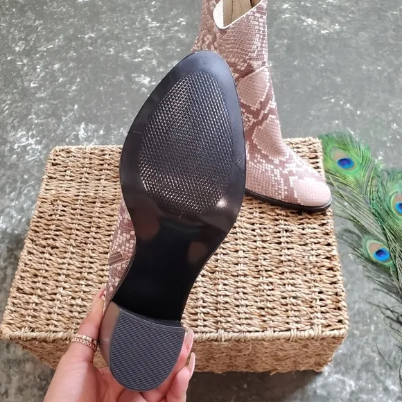 Steve Madden Todd Snake Embossed Boots