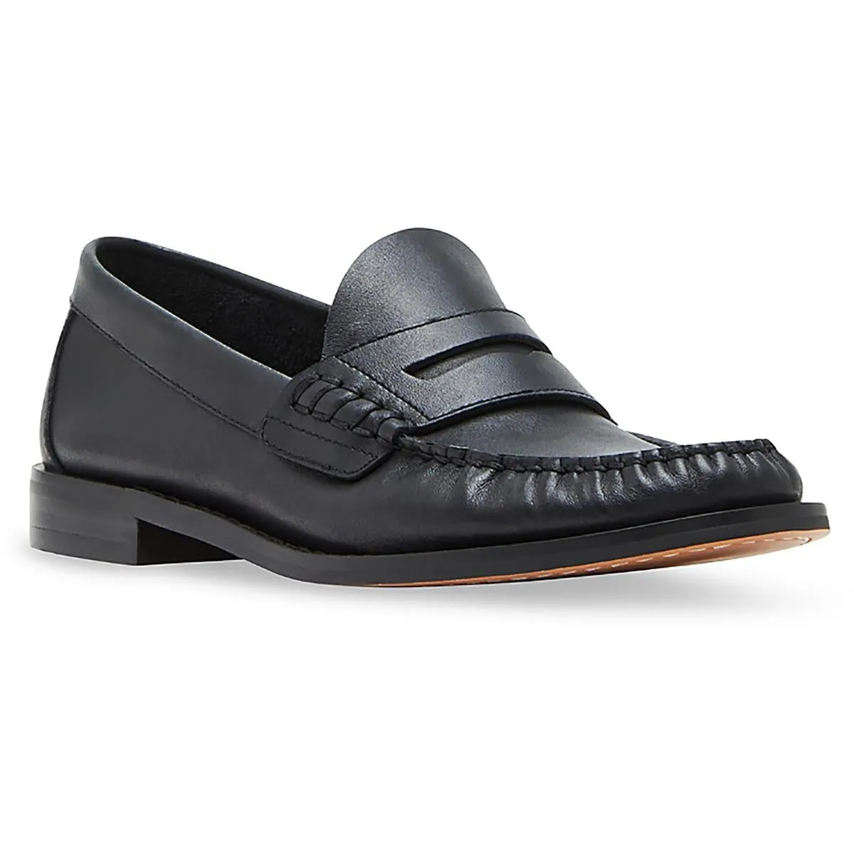 Steve Madden Womens Kingston Solid Flat Loafers