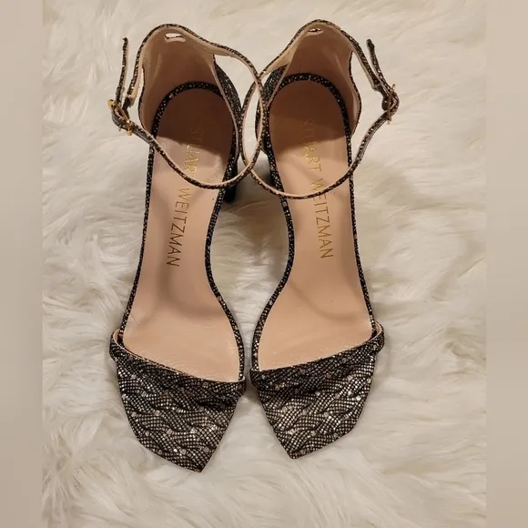 Stuart Weitzman Amelina Block Heel Sandals