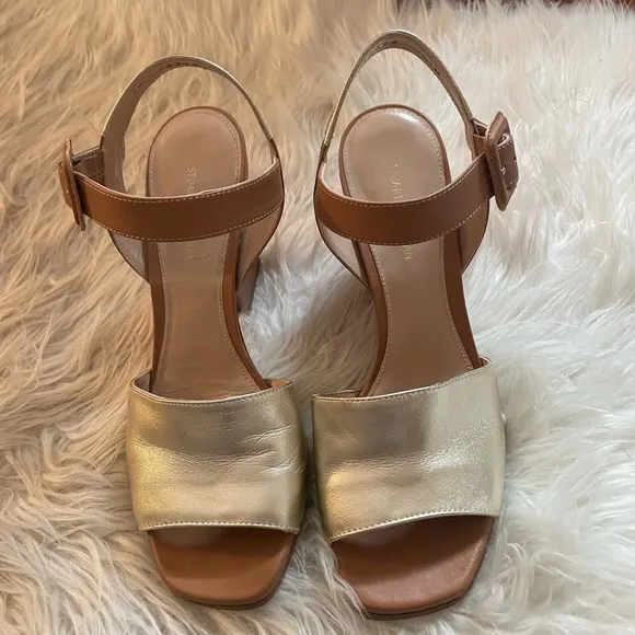 Stuart Weitzman block heel sandals. Size 7.5