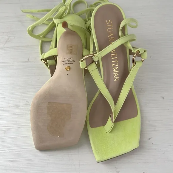 Stuart Weitzman block heel sandals