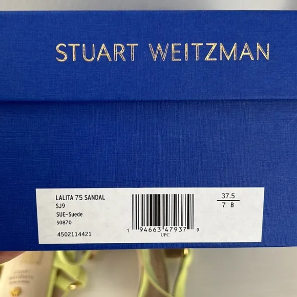 Stuart Weitzman block heel sandals