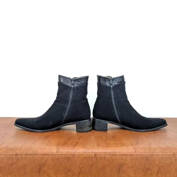Stuart Weitzman Gore-Tex Ankle Boots Black Sz 9.5